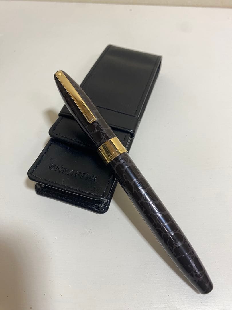 SHEAFFER 18K万年筆 専用ケース付き