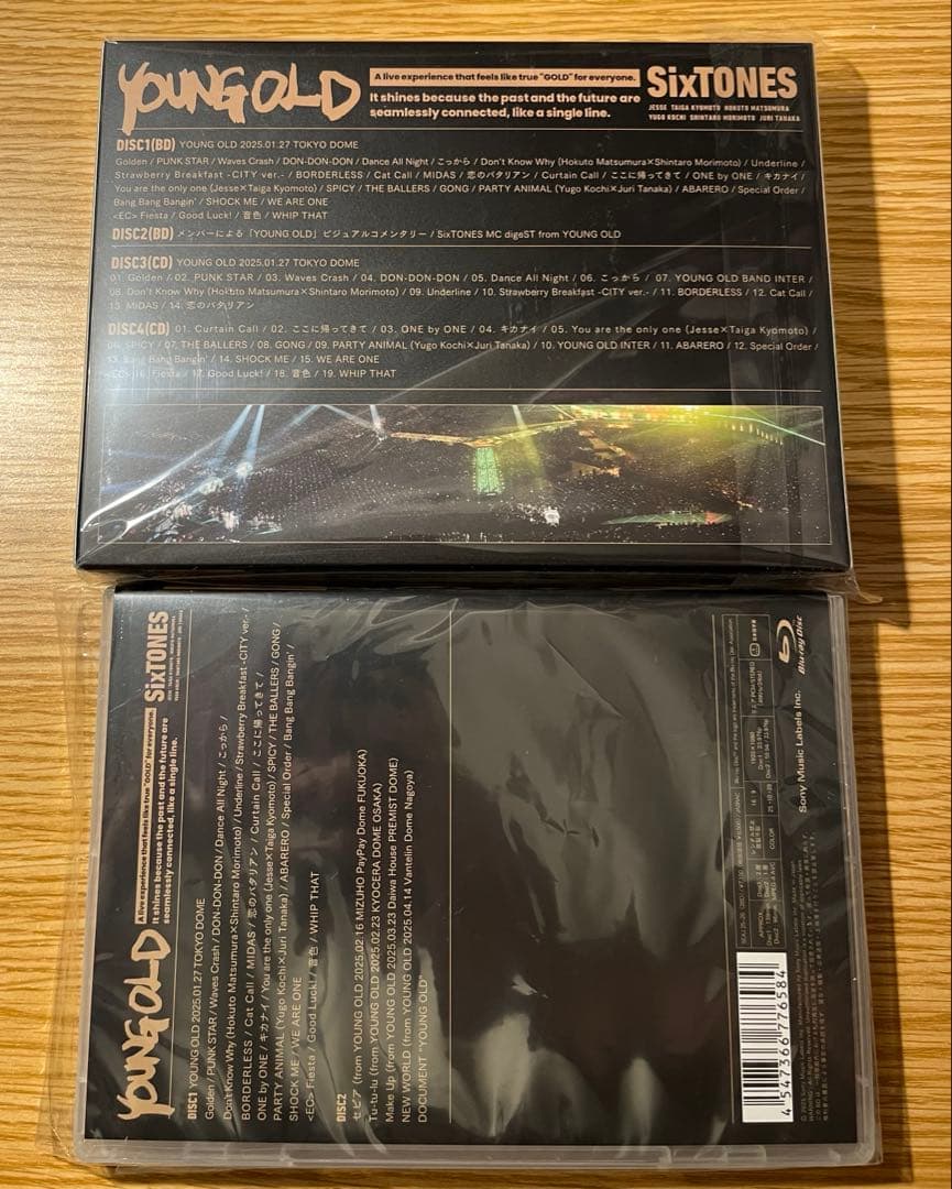 SixTONES YOUNGOLD Blu-ray 初回盤 通常盤セット