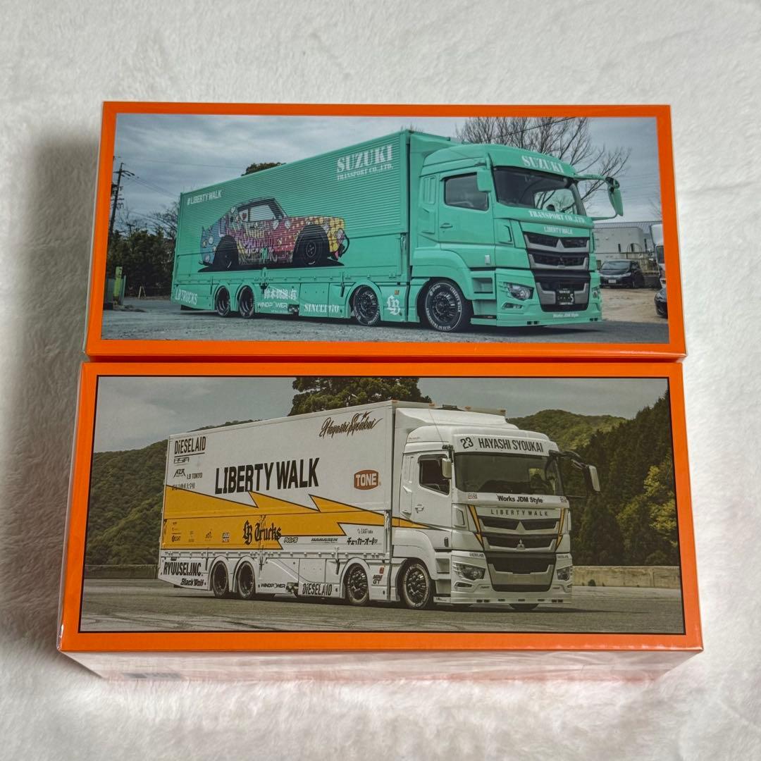 GCD 1/64 LBWK トランスポーター LB トラックス 2台セット