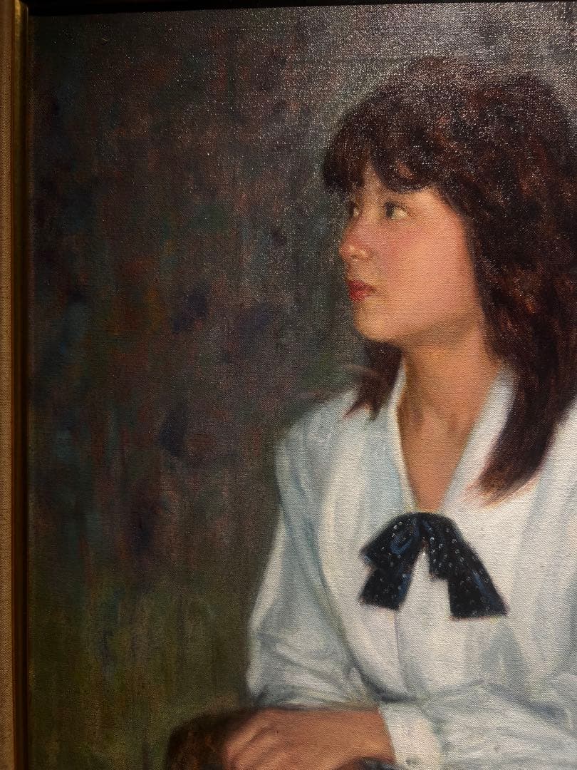 池田宏【憩い】肉筆油彩画