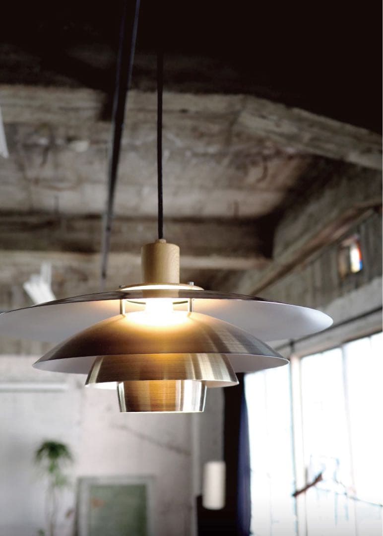 ミッケリ　モダンペンダントライト シルバーゴールド