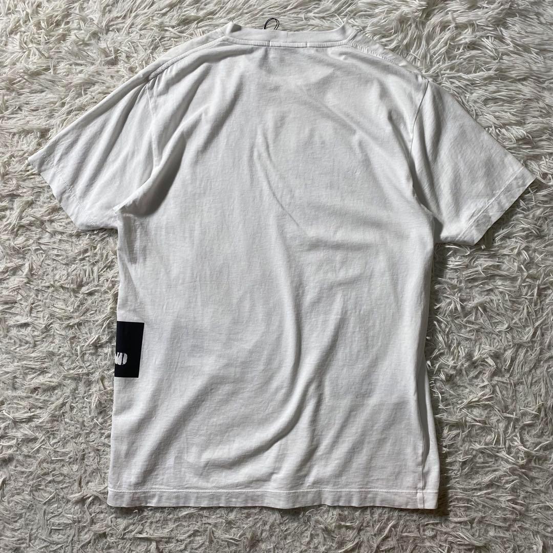 【新品未使用】ストーンアイランド　Tシャツ　プリント　ボックスロゴ　タグ付き　L