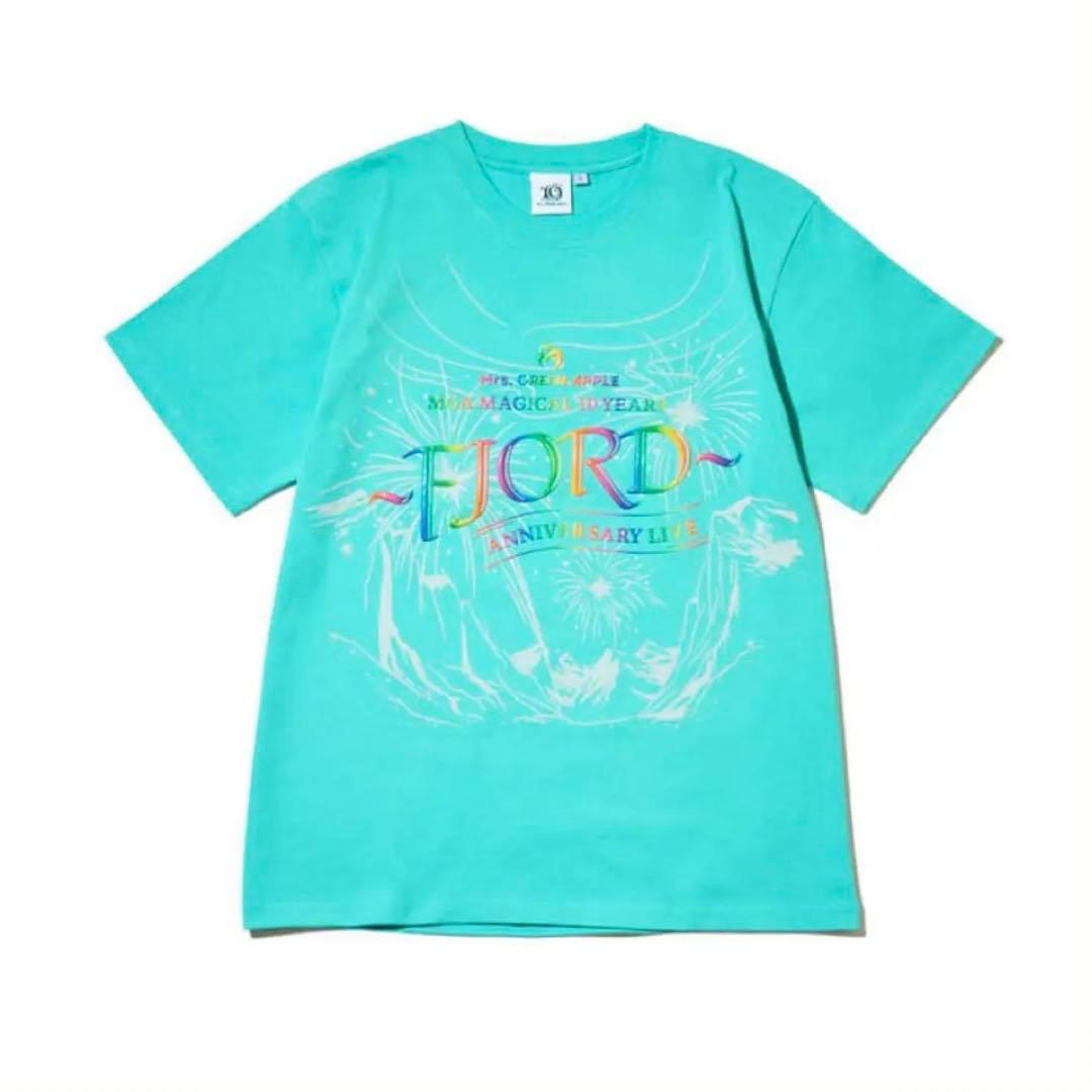 Mrs. GREEN APPLE フィヨルド アタリ あたり Tシャツ グリーン