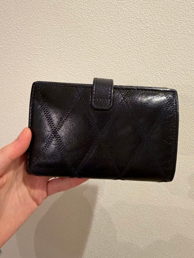 ジバンシー　財布　ダイヤモンドキルトレザー　ブラック