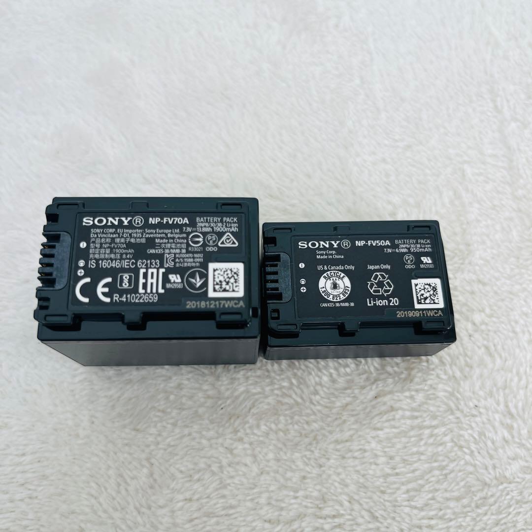 SONY HDR-CX680 ビデオカメラ 本体（バッグ、予備バッテリ）