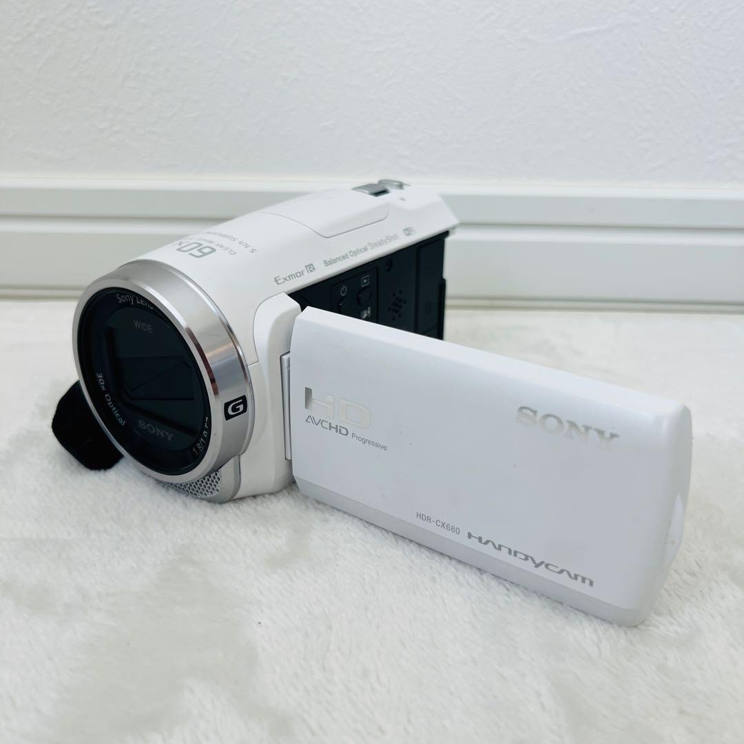 SONY HDR-CX680 ビデオカメラ 本体（バッグ、予備バッテリ）
