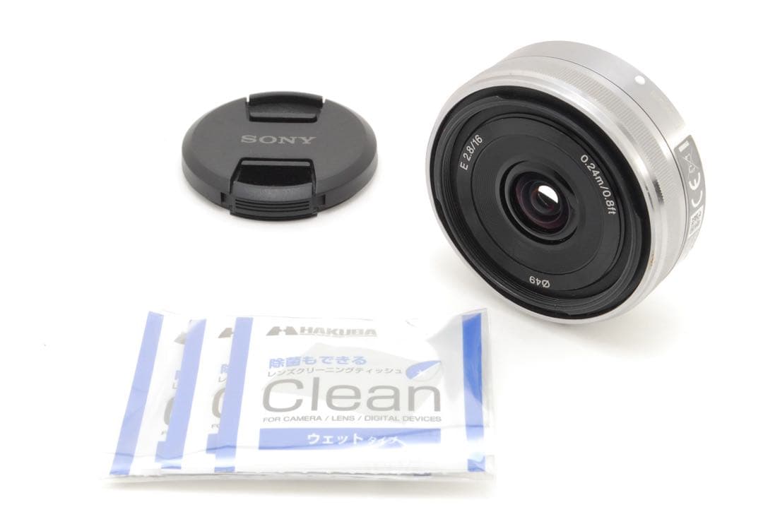 美品✨ソニー E 16mm F2.8❤️薄型・軽量単焦点レンズ！