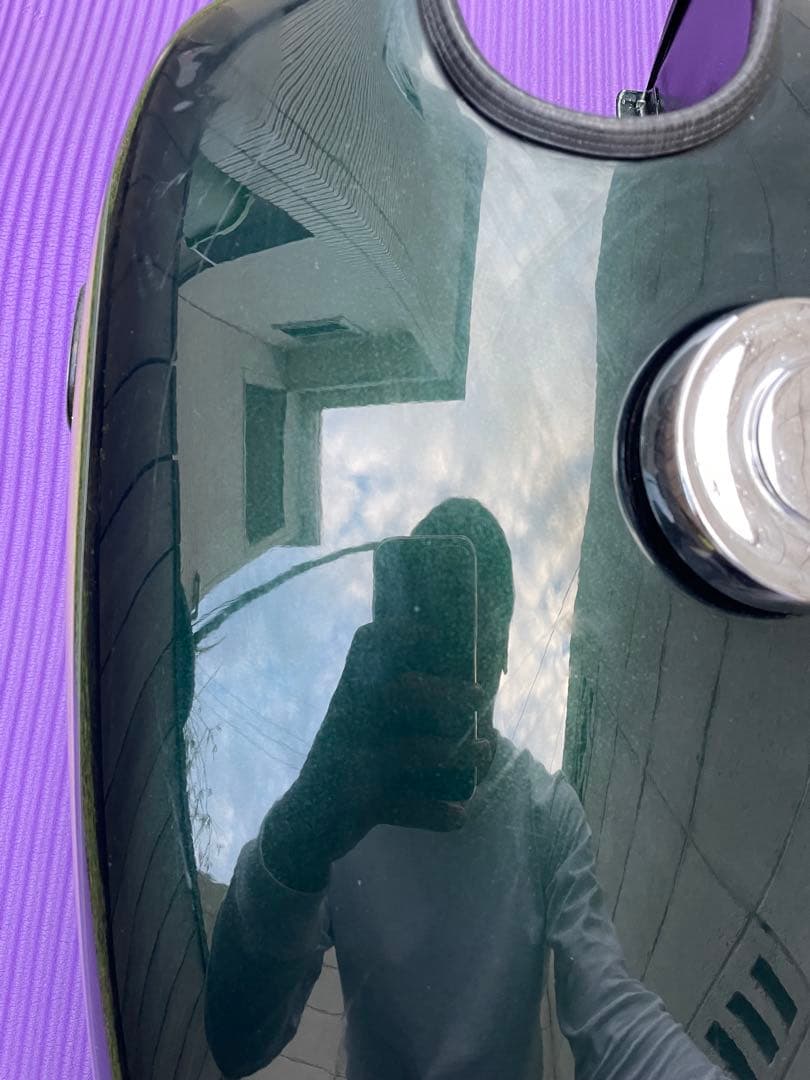 sr400 深緑　純正タンク