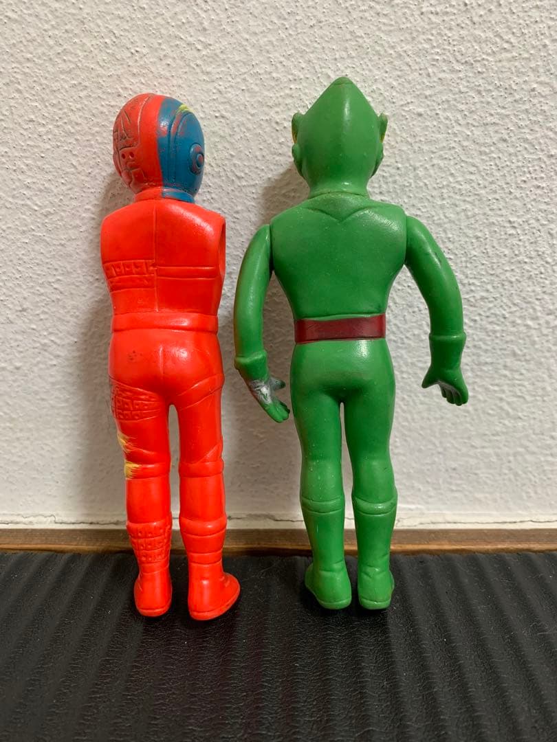 サンダーマスク&キカイダー　無版権ソフビ