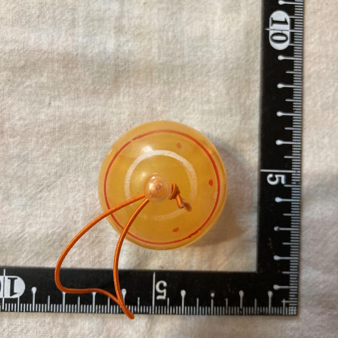 みずヨーヨー　ソフビ　プープー　オレンジ　キーホルダー