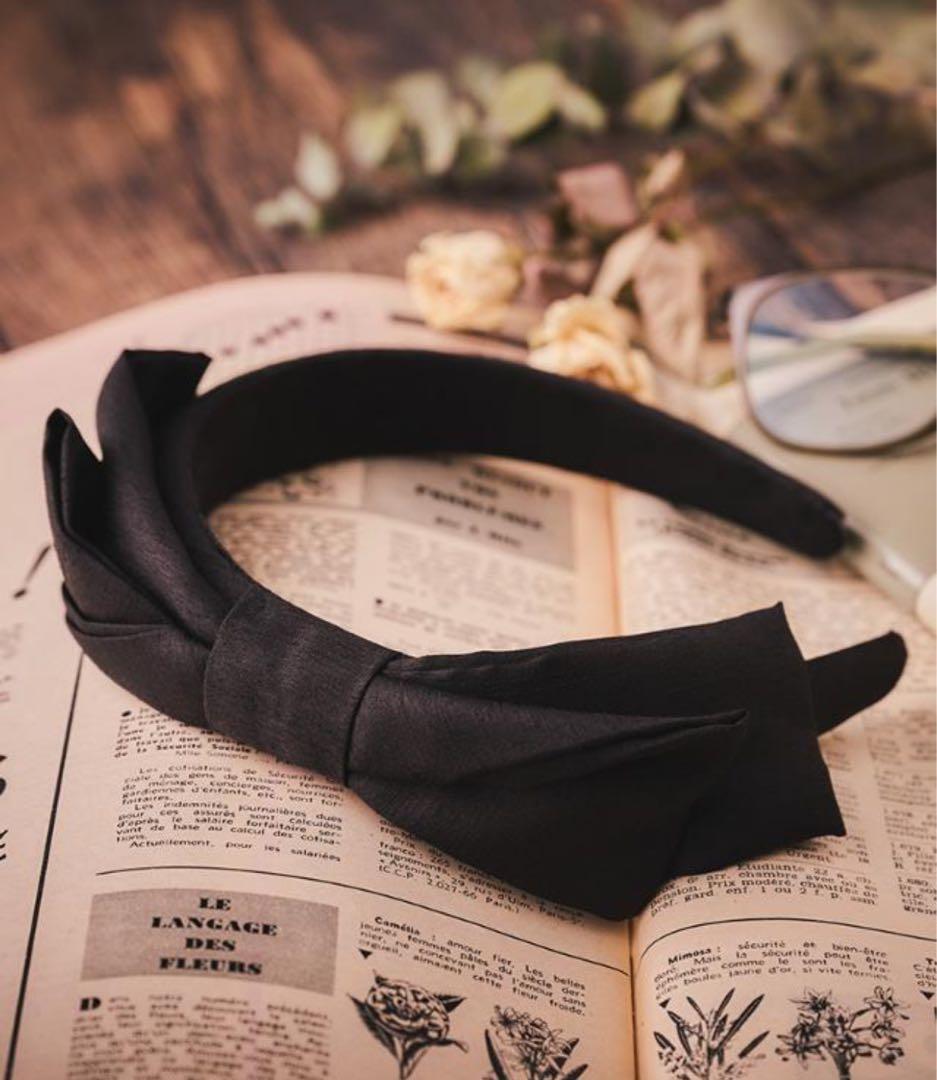 ハンドメイド大人リボンカチューシャ