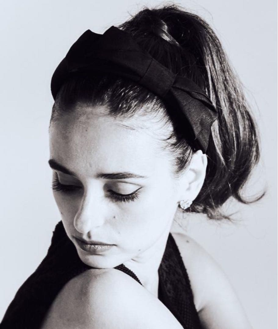 ハンドメイド大人リボンカチューシャ