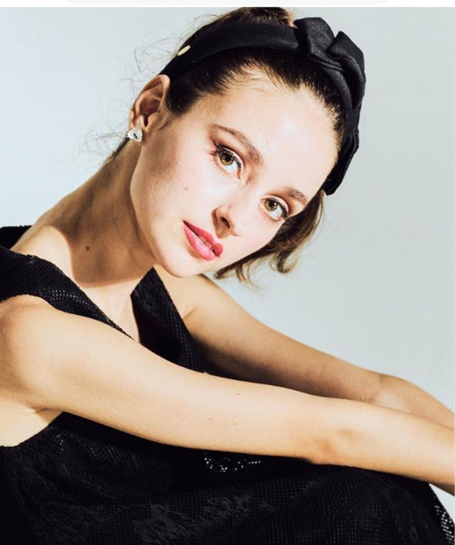 ハンドメイド大人リボンカチューシャ