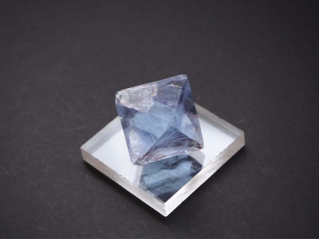 フローライト　イリノイ産　ブルー　蛍石　鉱物【B-4】