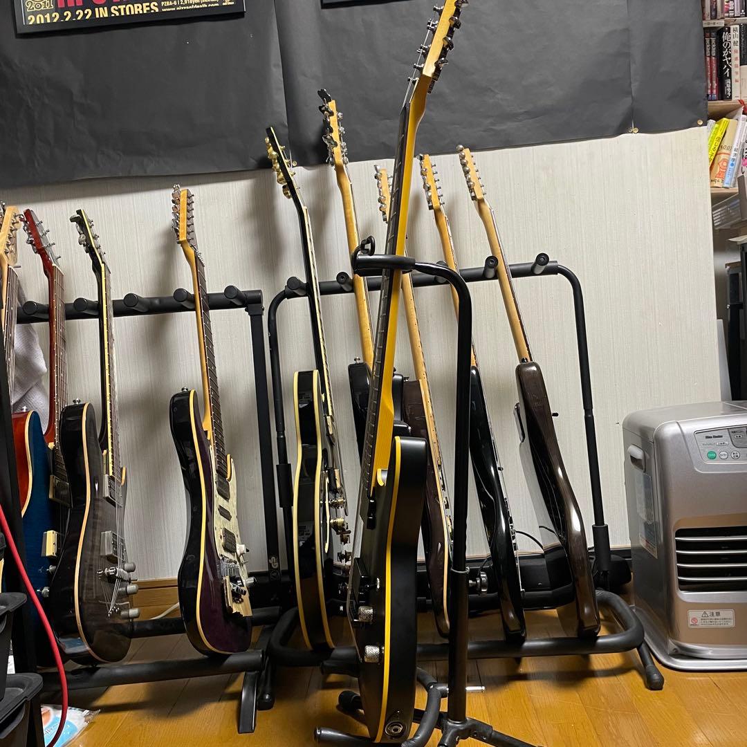 Schecter demon series 7弦　ブラック　エレキギター