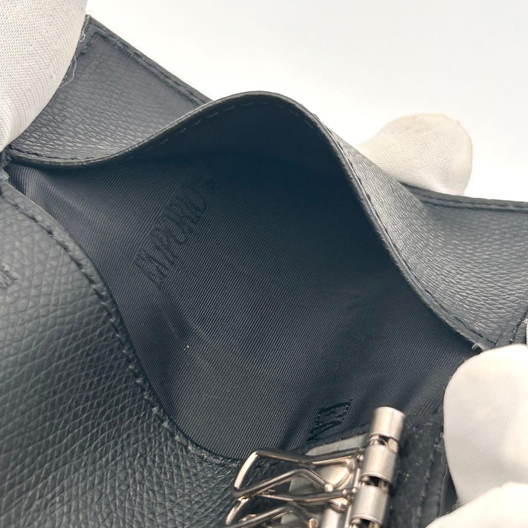 美品✨ EMPORIO ARMANI アルマーニ 6連 キーケース ブラック