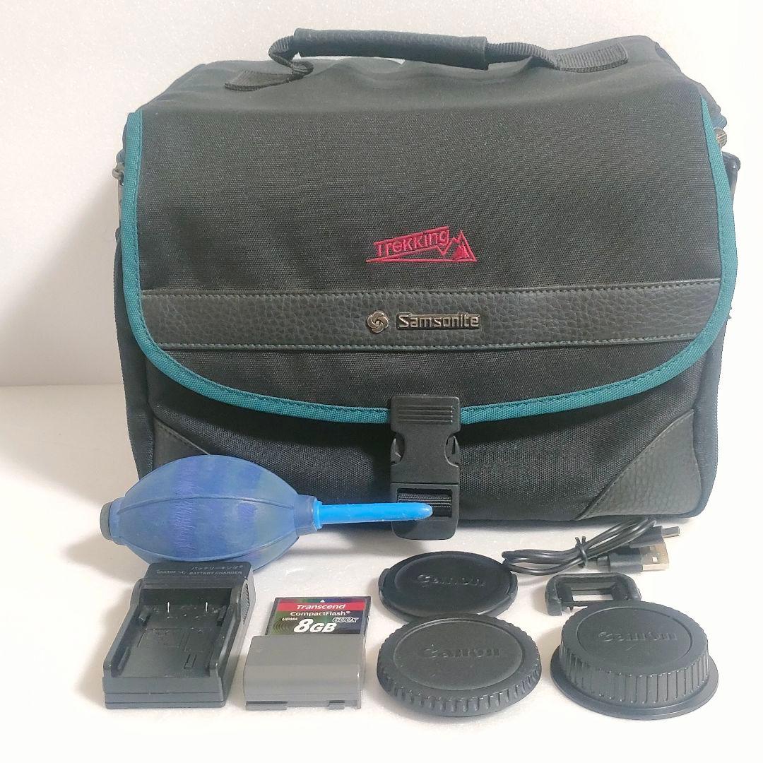 動作可！☆canon一眼レフカメラ☆「eos kiss n」レンズセット♪