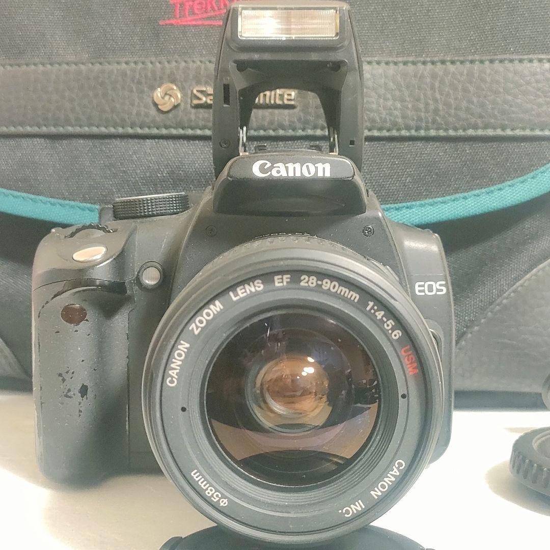 動作可！☆canon一眼レフカメラ☆「eos kiss n」レンズセット♪