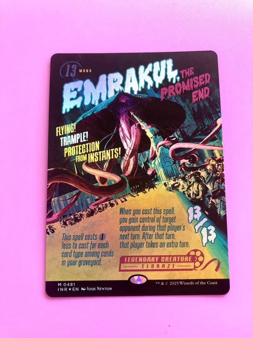 垣*地様 MTG 約束された終末、エムラクール/ボーダーレスFOIL 英語