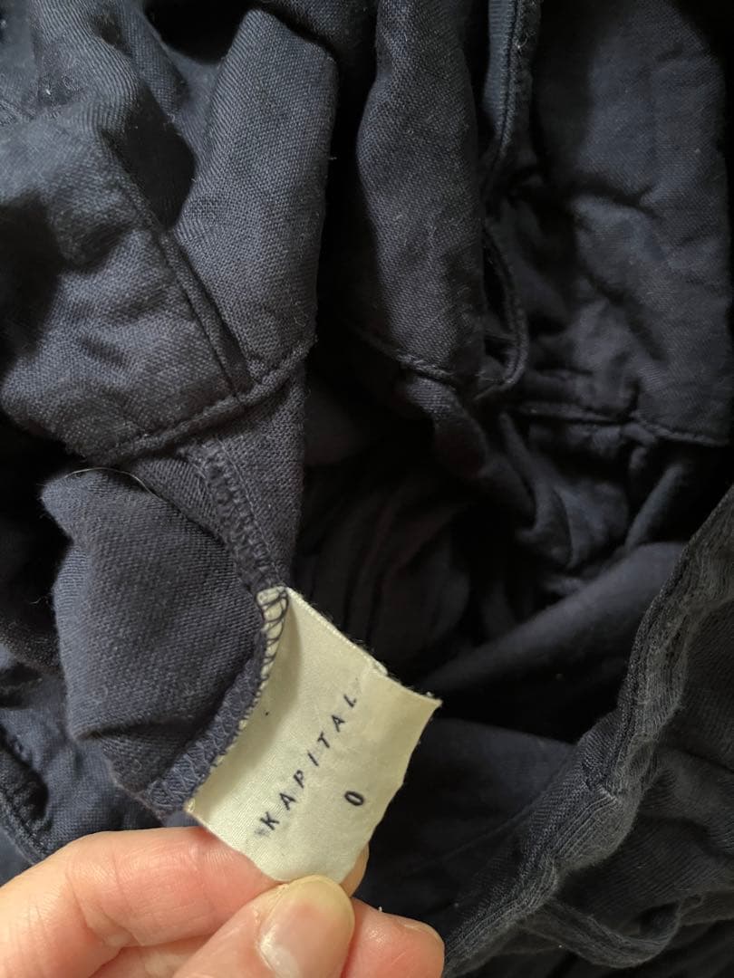kapital キャピタル　バルーンパンツ　ネイビー
