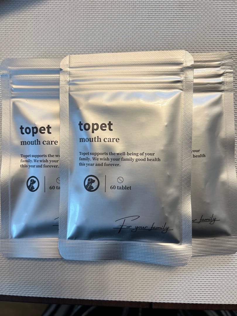 【新品未開封】topet mouth care 60 tablet