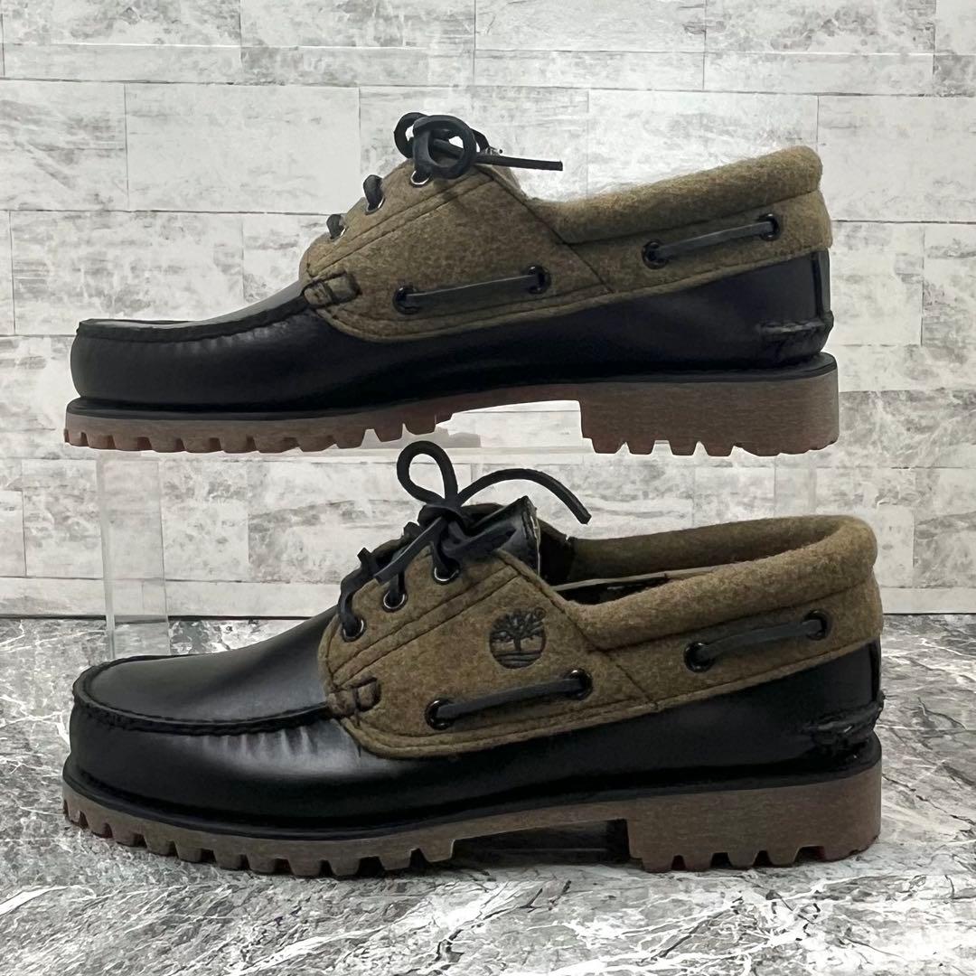 【極美品】 ティンバーランド スリーアイ クラシック 26.5cm レザー 切替