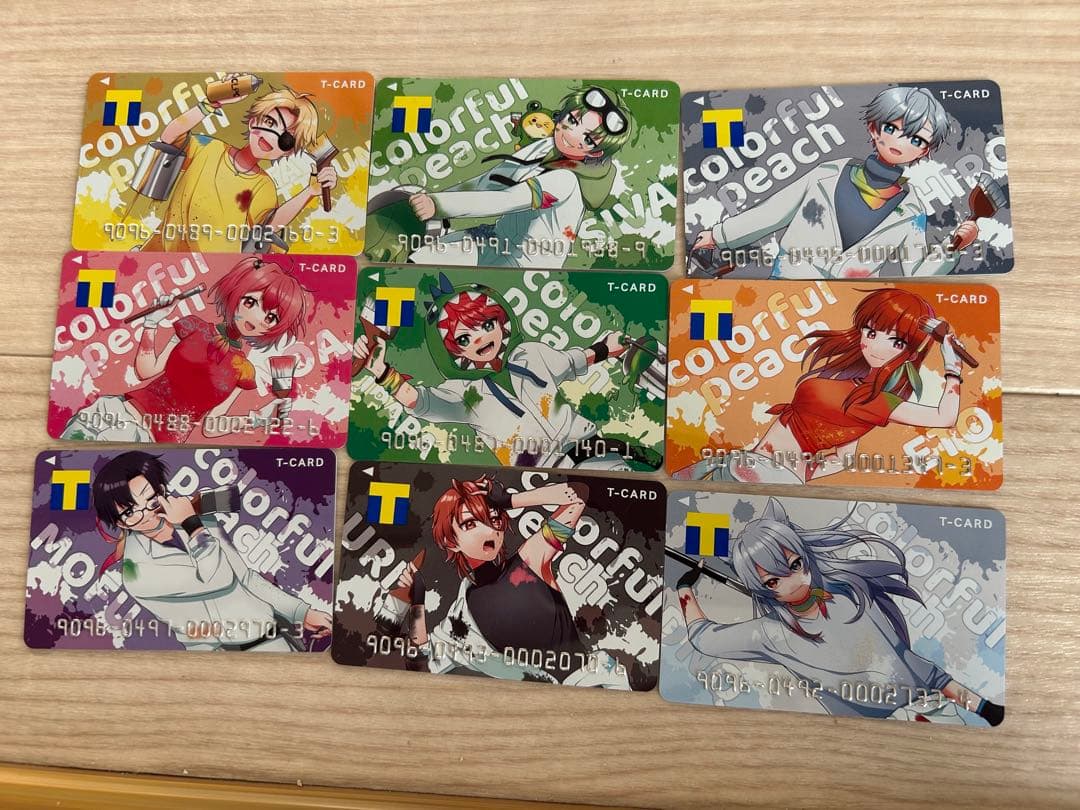 カラフルピーチグッズ