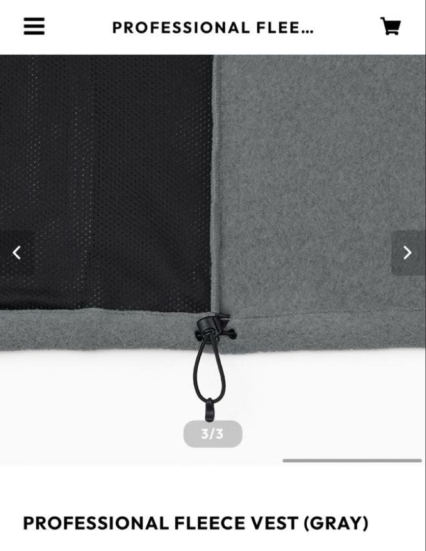 《Mサイズ》ennoyエンノイPROFESSIONAL FLEECE VEST