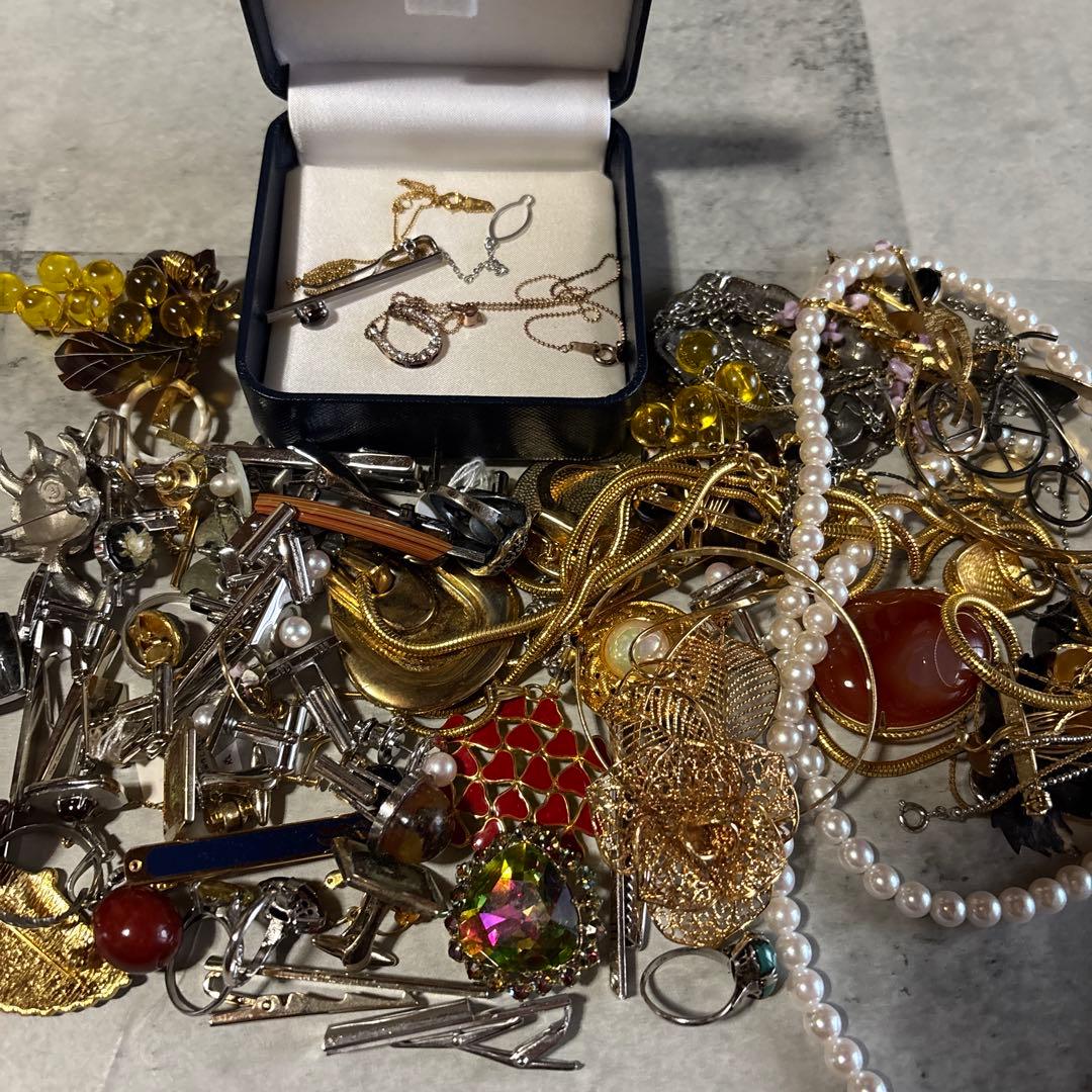 遺品整理 K18 SILVER 925 刻印 アクセサリー まとめ売り