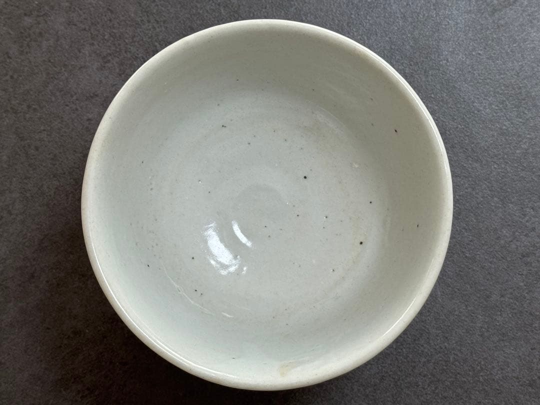 李朝　白磁台鉢