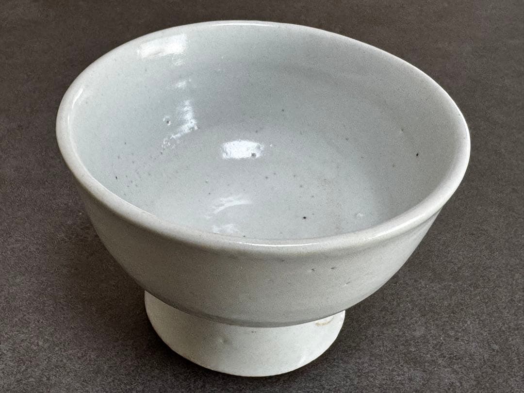 李朝　白磁台鉢