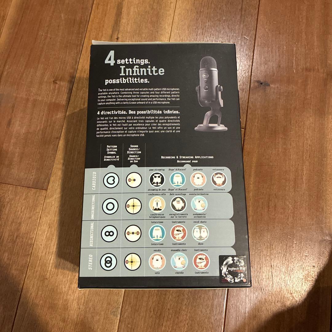 Blue Yeti Blackout USBマイク