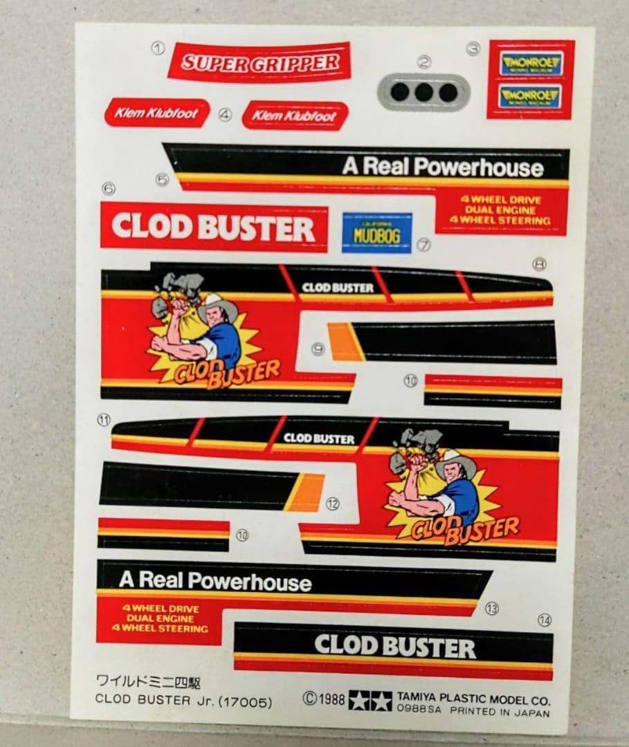 ワイルドミニ四駆 クラッドバスターJr.【美品1988年小鹿】