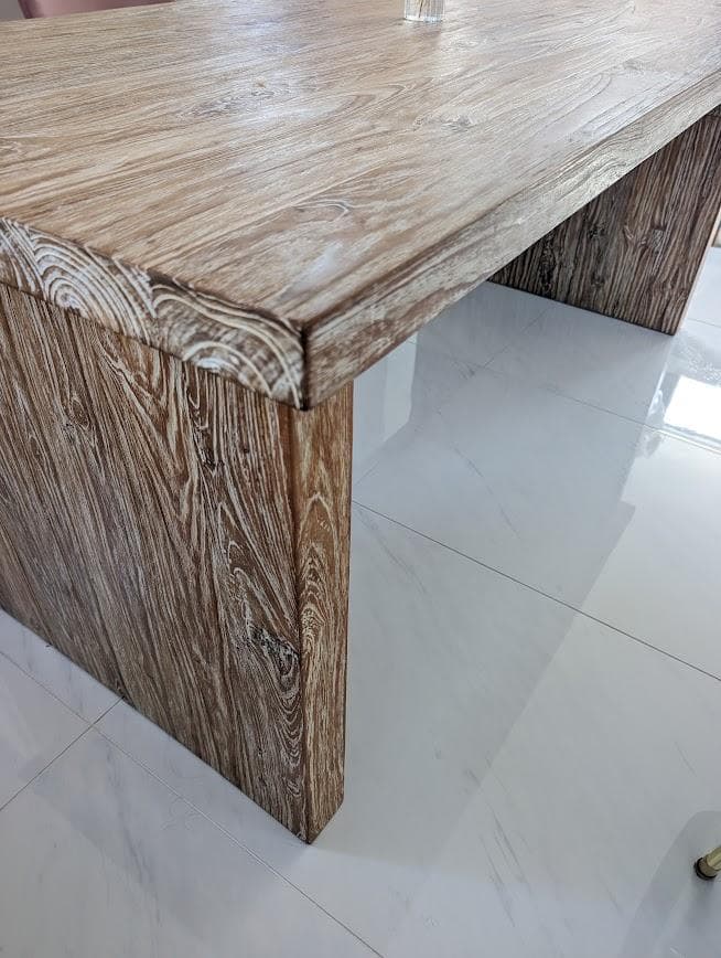 【フルーチェさま専用】KAJA オールドチーク ダイニングテーブル(W180)