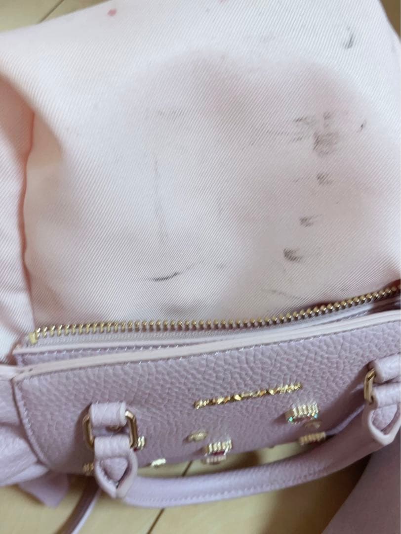 Samantha Vega ビジューフラッター ピンク 汚れあり