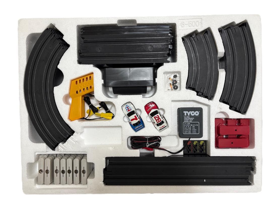 エポック社 TYCO SUPER CIRCUIT S-500 追加パーツ付き