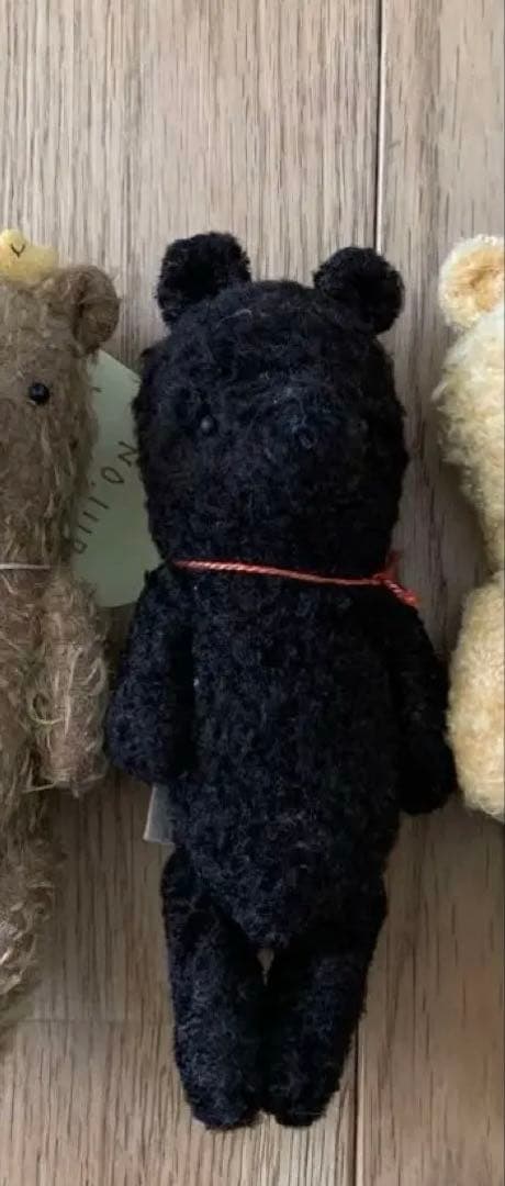 クロクマ　Lucky Peanuts 様　テディベア　国内作家