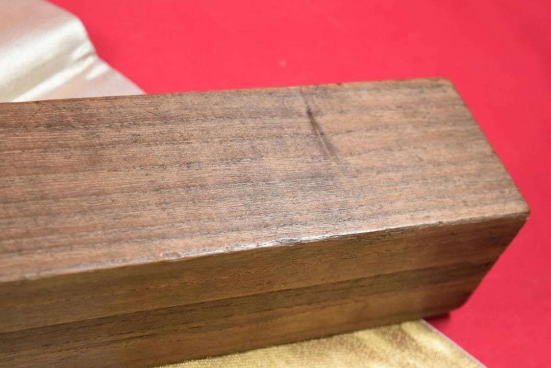 掛軸用桐箱/磨き時代箱/空箱/内寸60.7㎝×5.9㎝/掛軸☆宝船☆AB-233