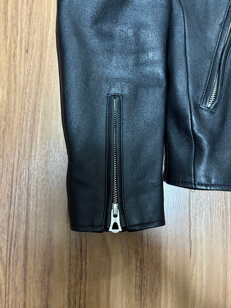 MR. OLIVE ブラック セミダブルライダースジャケット Mサイズ