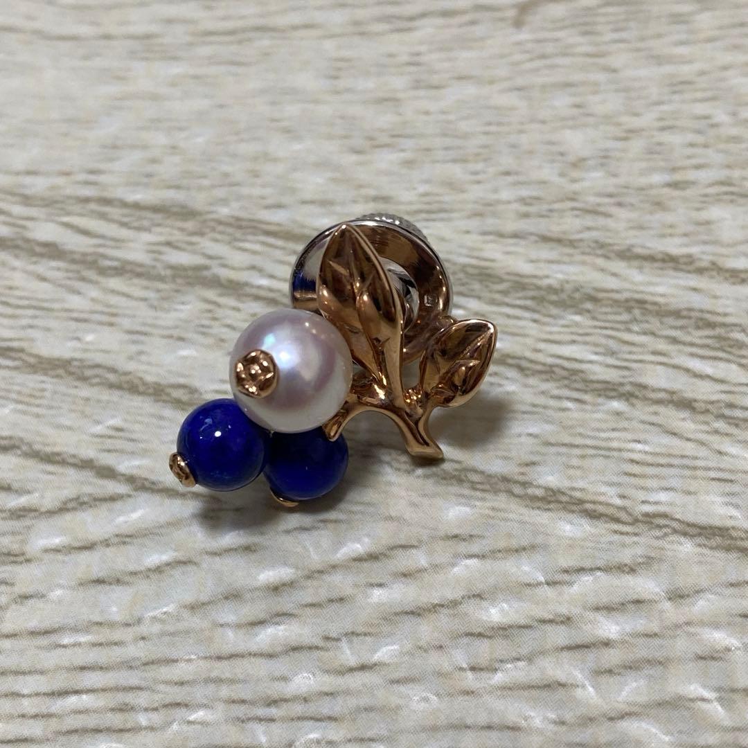 MIKIMOTO ミキモト　クリスマスチャリティーピンプローチ2009 K18