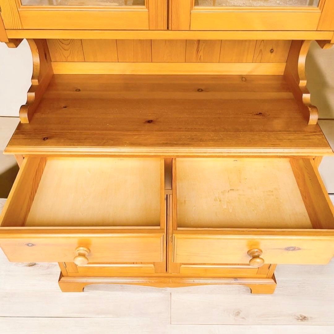 ペニーワイズ　パイン無垢材　カップボード キッチンボード　英国家具