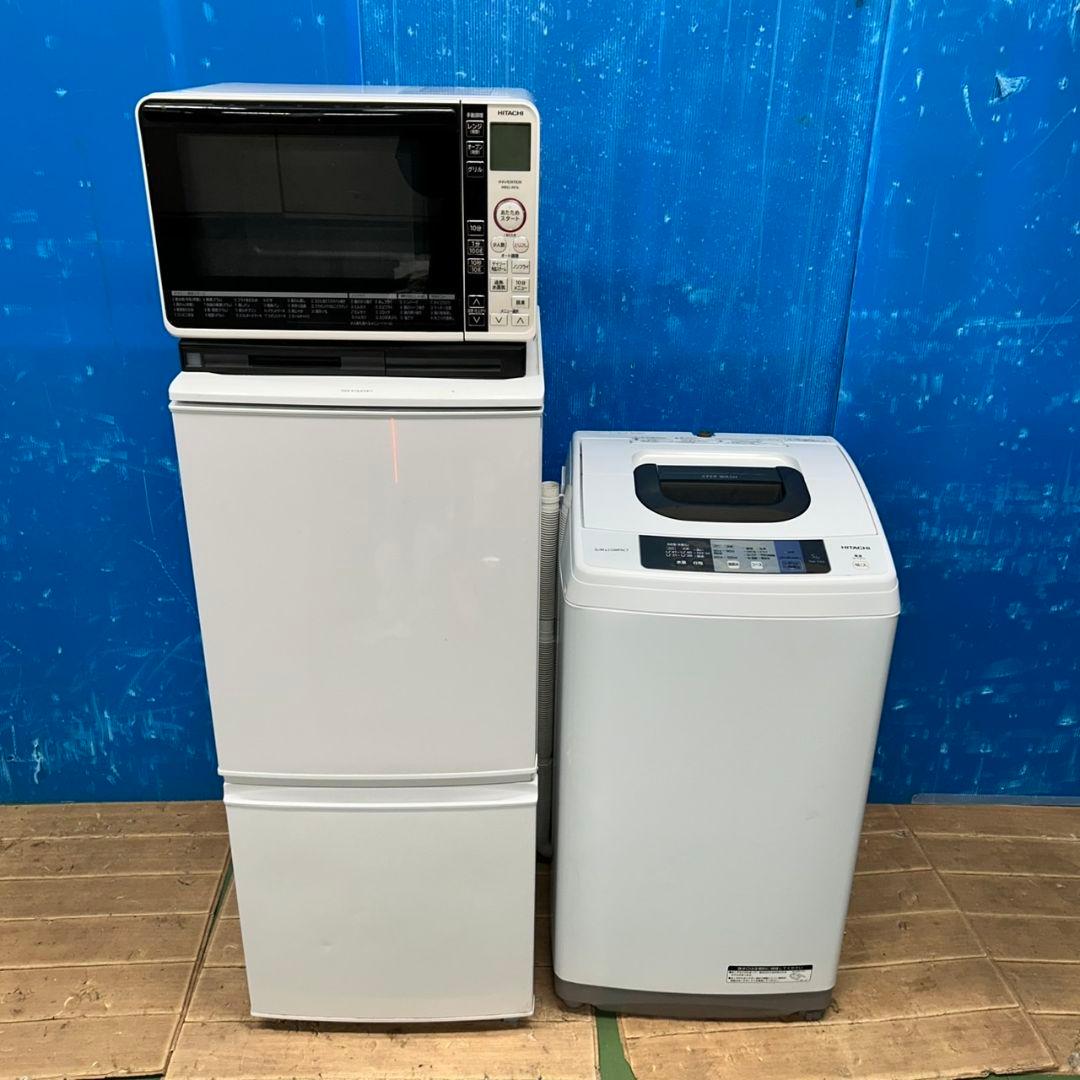 829Z 冷蔵庫 洗濯機 オーブンレンジ 3点セット 国内メーカー 一人暮らし