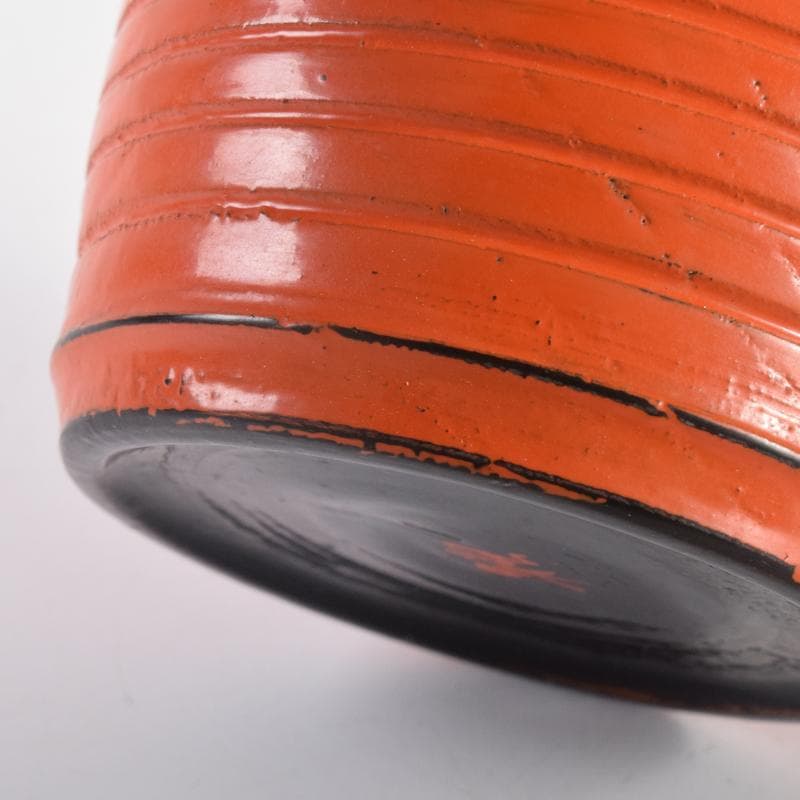 茶道具　根來塗　蓋物　茶入　在銘　共箱　V　7140