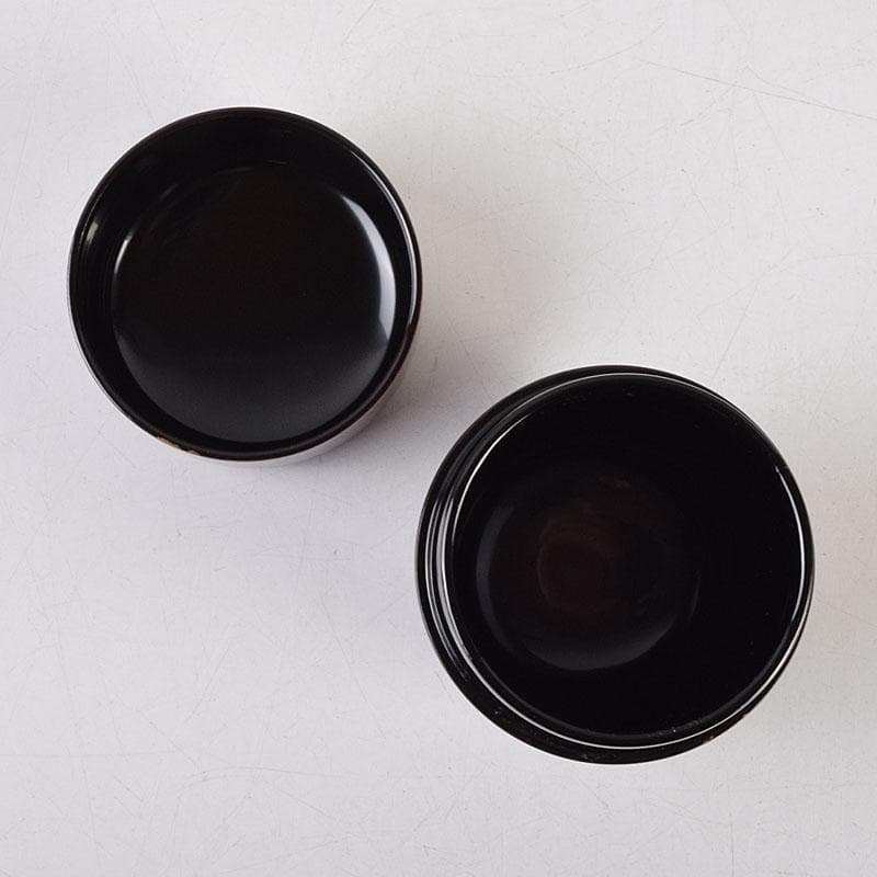 茶道具　輪島塗　蒔絵師　北浜宗貴作　﨔目すり　花丸文　長棗　共箱　M　R9323