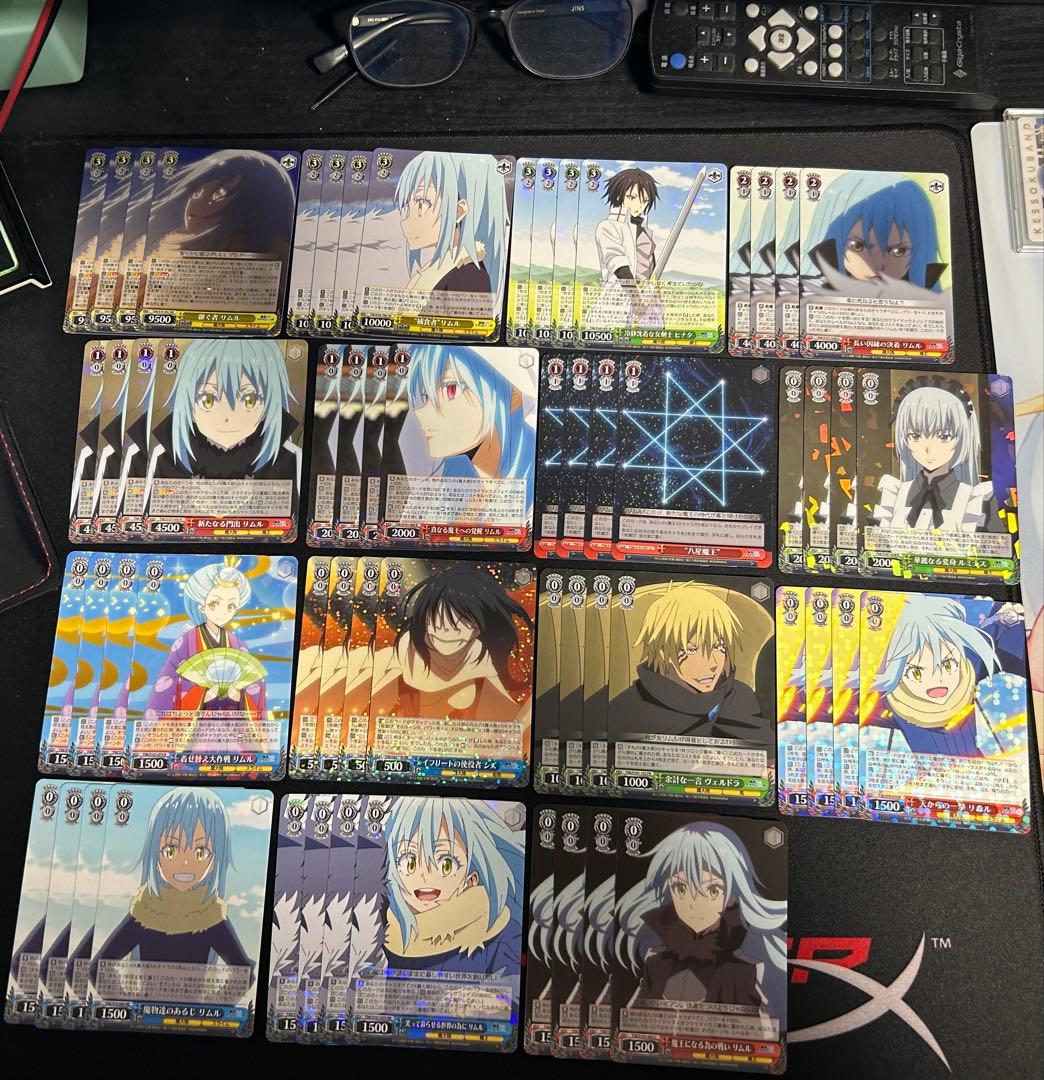 【ヴァイスシュヴァルツ】転スラ 8門デッキ ＋ 大量デッキパーツ