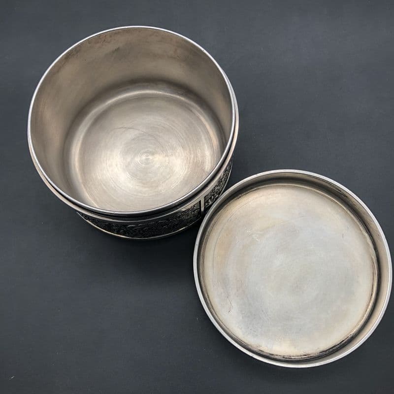 茶壺 双竜匣銅壺 銅器 茶道具 香道具 装飾品 工芸品 美術品 置物