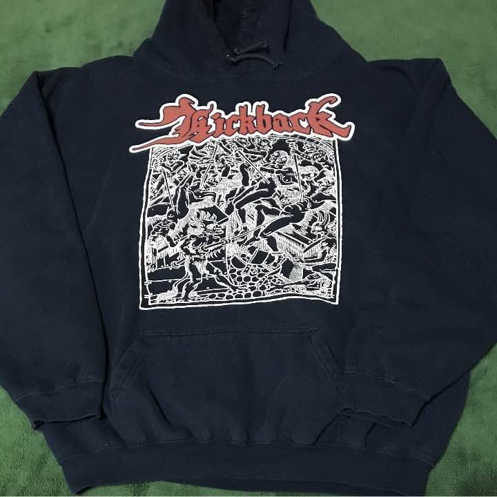 KICKBACK パーカー XXL