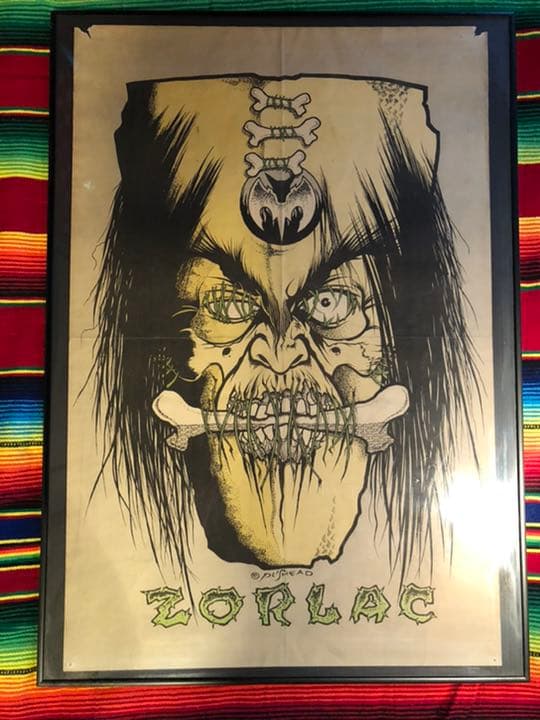 ③激レア！old zorlac バナー　紙ポスター　　送料込み