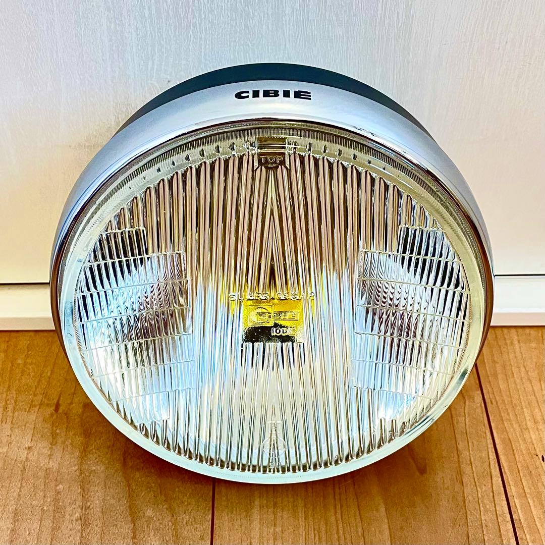 当時物 シビエ 凹み ヘッドライト CIBIE 極美品