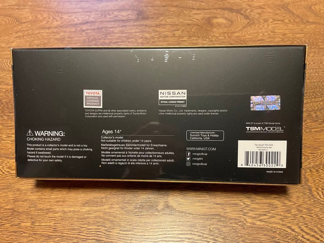 ミニGT TAS 2025 トップシークレット限定　ゴールドクローム3台セット